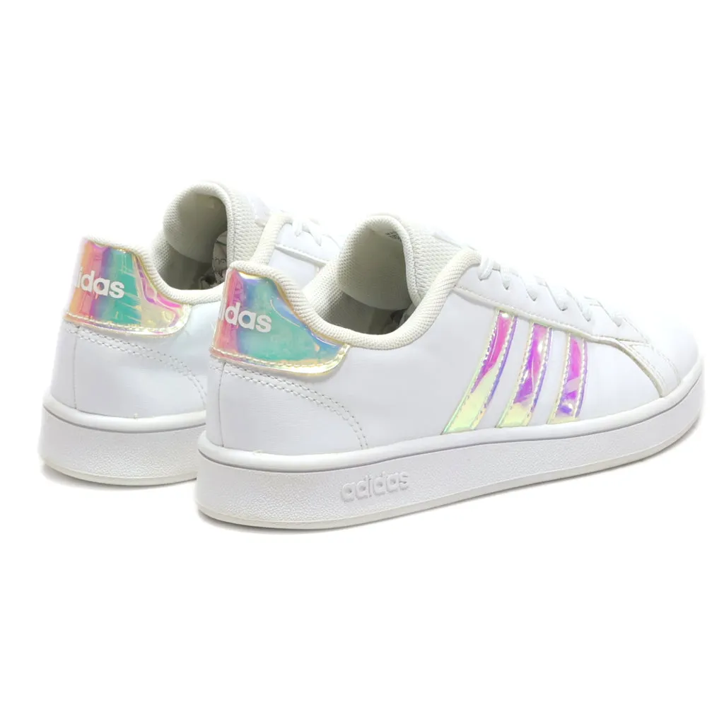 Adidas Kids Adidas Grand Court K Sneakers Leather White Colour For Kids