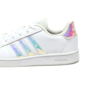 Adidas Kids Adidas Grand Court K Sneakers Leather White Colour For Kids