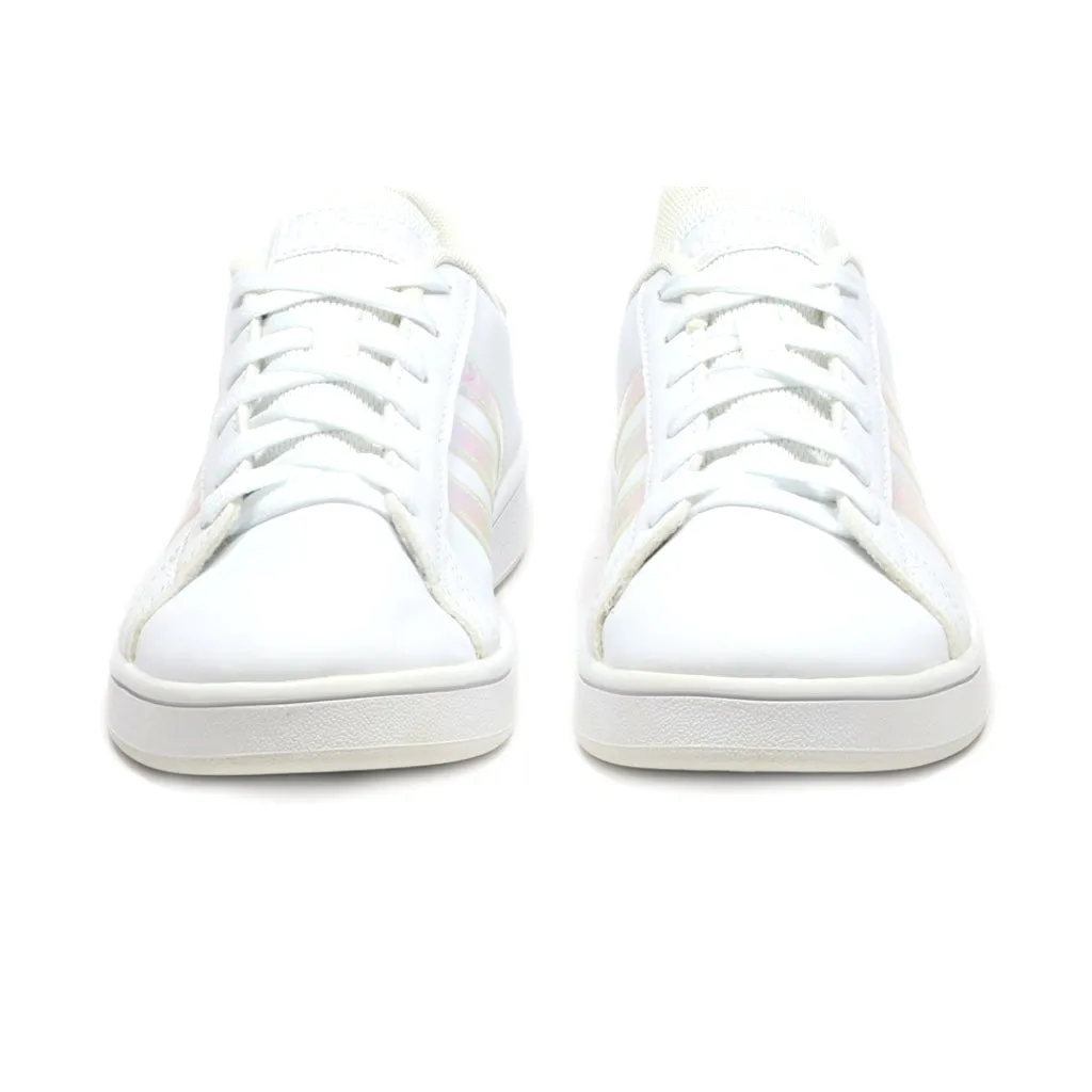 Adidas Kids Adidas Grand Court K Sneakers Leather White Colour For Kids