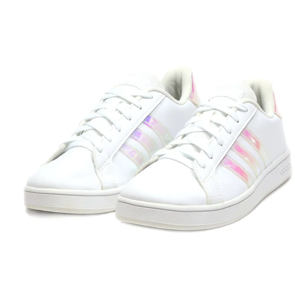 Adidas Kids Adidas Grand Court K Sneakers Leather White Colour For Kids
