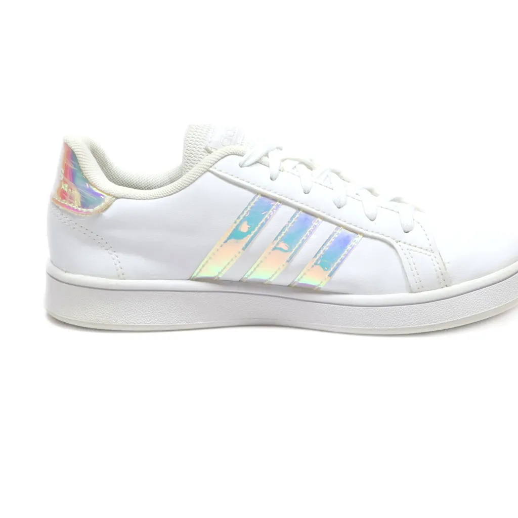 Adidas Kids Adidas Grand Court K Sneakers Leather White Colour For Kids