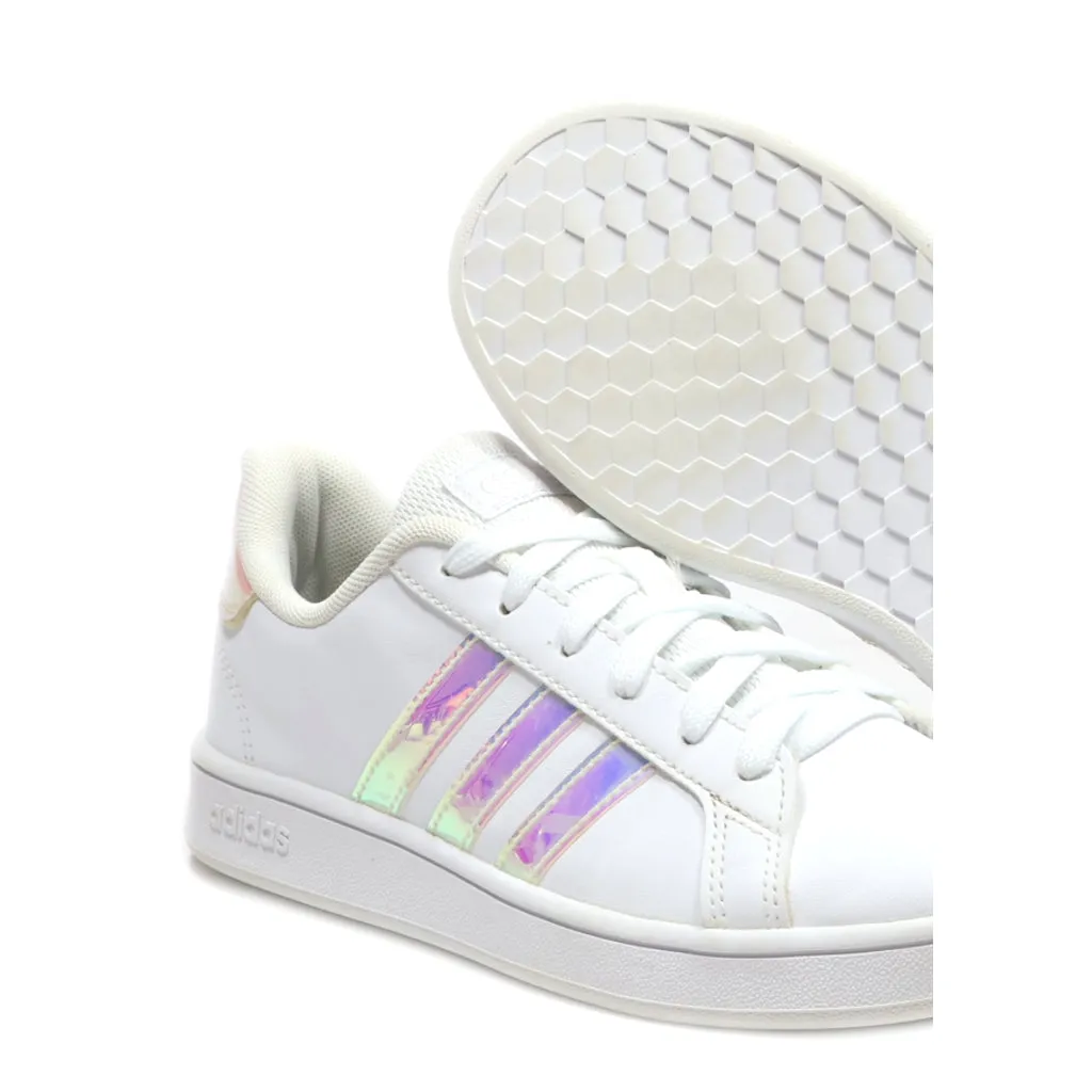 Adidas Kids Adidas Grand Court K Sneakers Leather White Colour For Kids