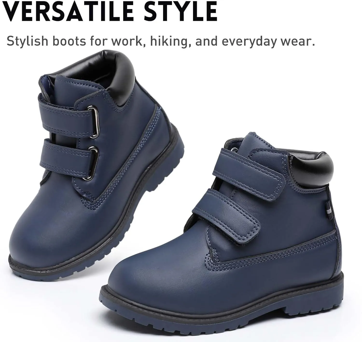 Ahannie Kids Boys Ankle Boots Outdoor Work Fall Boots(Toddler/Little Kid)