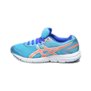 Asics Sport Shoes Fabric Blue Colour For Kids