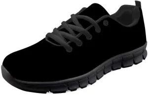Dellukee Women's Casual Walking Shoes Solid Color Durable Breathable Lace Up Sport Running Fashion Sneaker