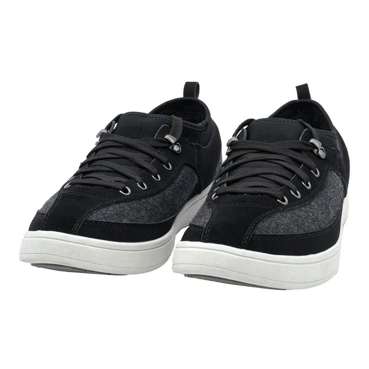Drew Buzz Low-Top Sneakers Leather Black Colour For Men
