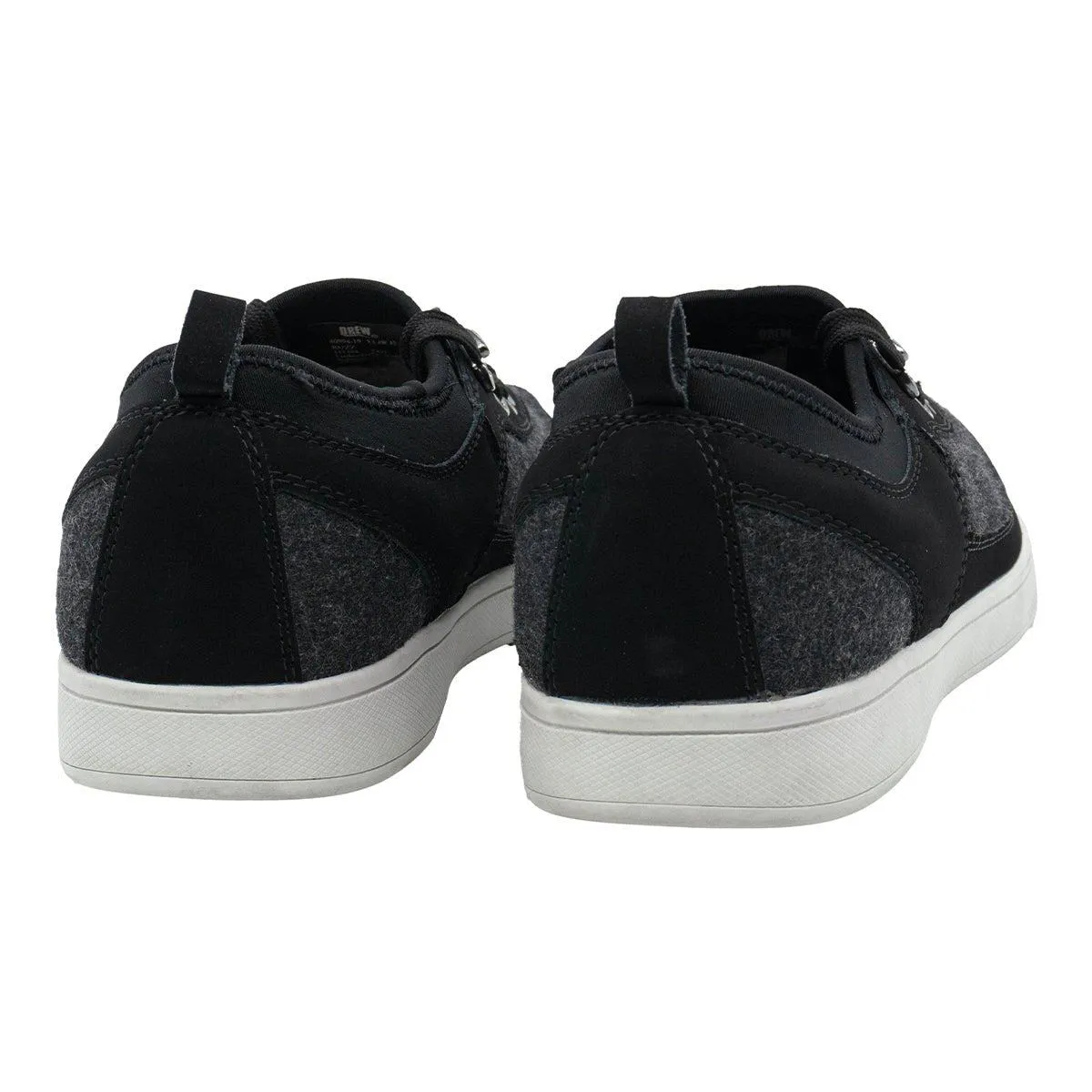 Drew Buzz Low-Top Sneakers Leather Black Colour For Men