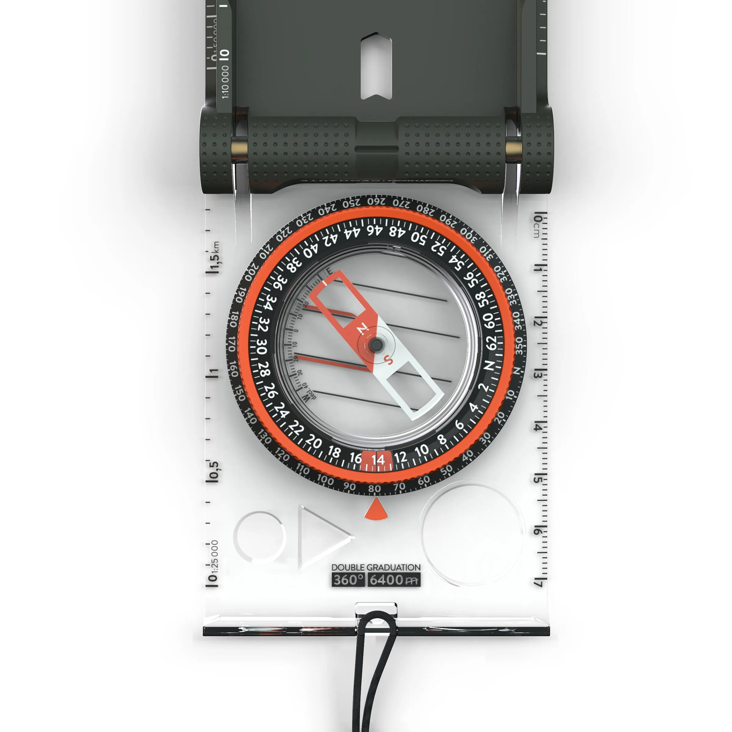 Geonaute direction-finding compass with mirror graduations Explorer 900