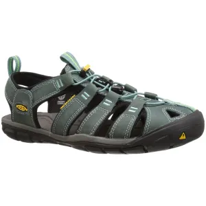 Keen Clearwater CNX Mineral Blue Yellow Womens Leather Hiking Outdoor Sandals - UK 7