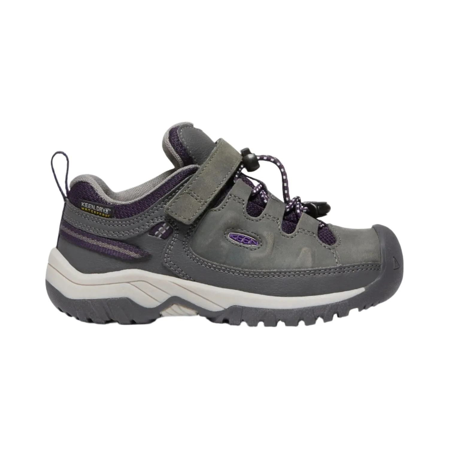 Keen Targhee Lo Waterproof Hiking Shoe - Magnet/Tillandsia Purple