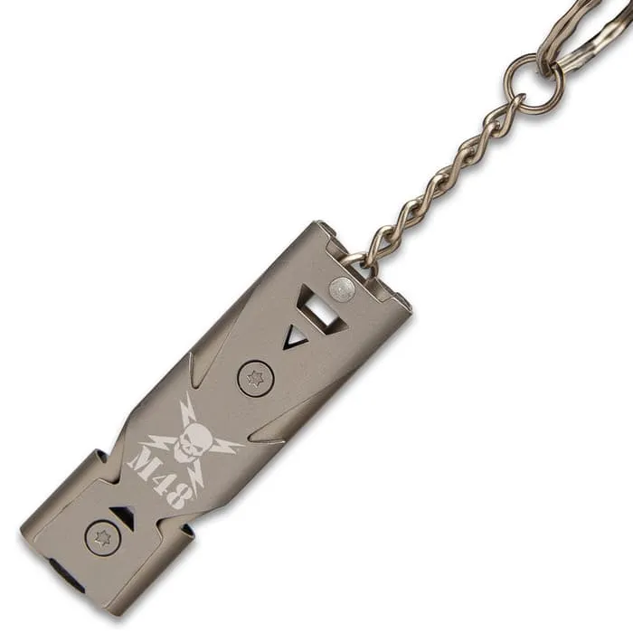 Survival Whistle with Carabiner
