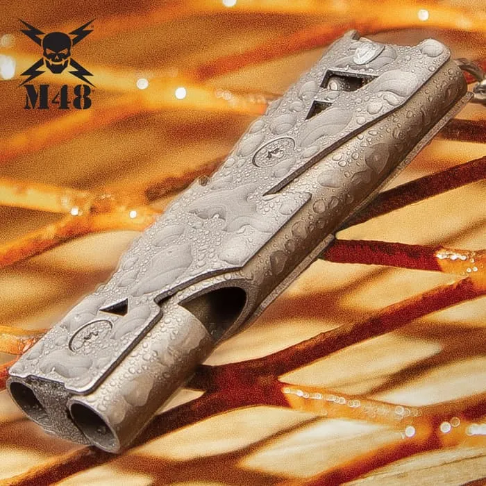 Survival Whistle with Carabiner