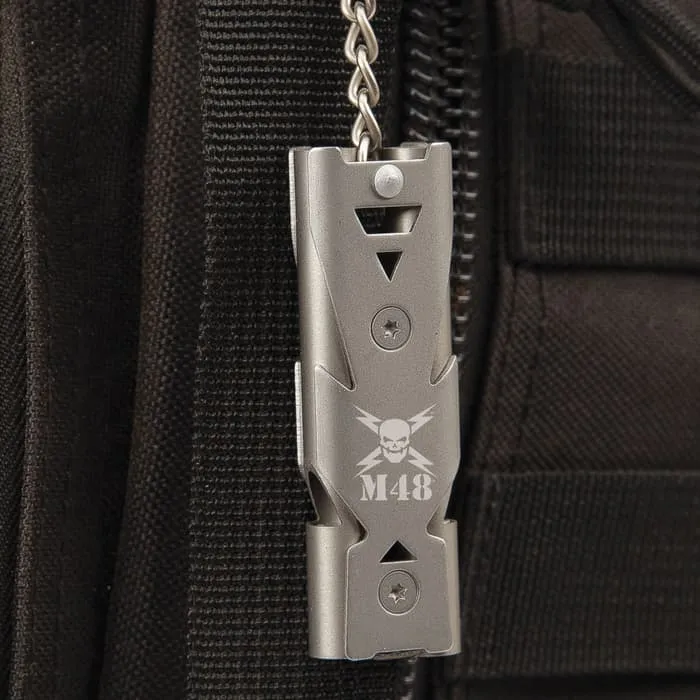 Survival Whistle with Carabiner