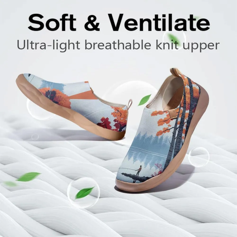 Women's Art Travel Shoes Slip-on Loafers Comfortable, Light and Fashionable Sneakers