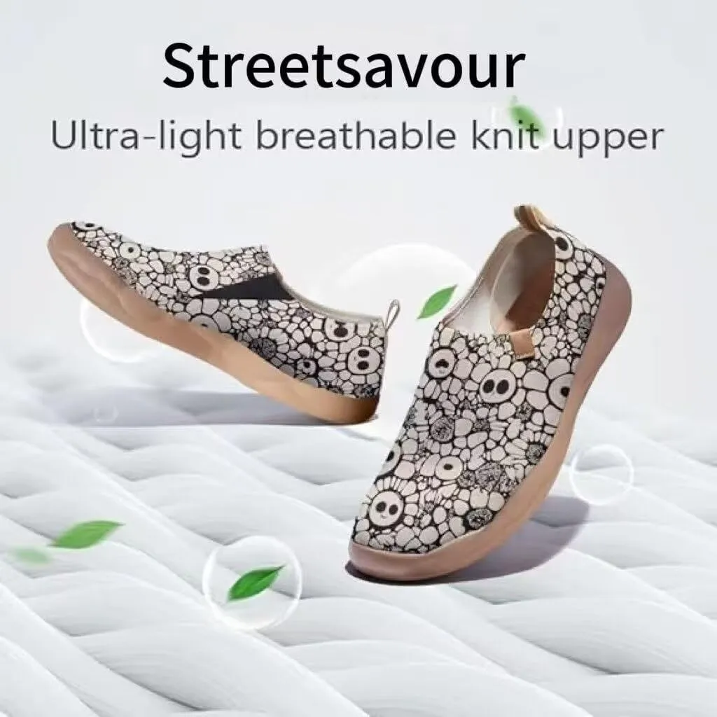 Women's Art Travel Shoes Slip-on Loafers Comfortable, Light and Fashionable Sneakers